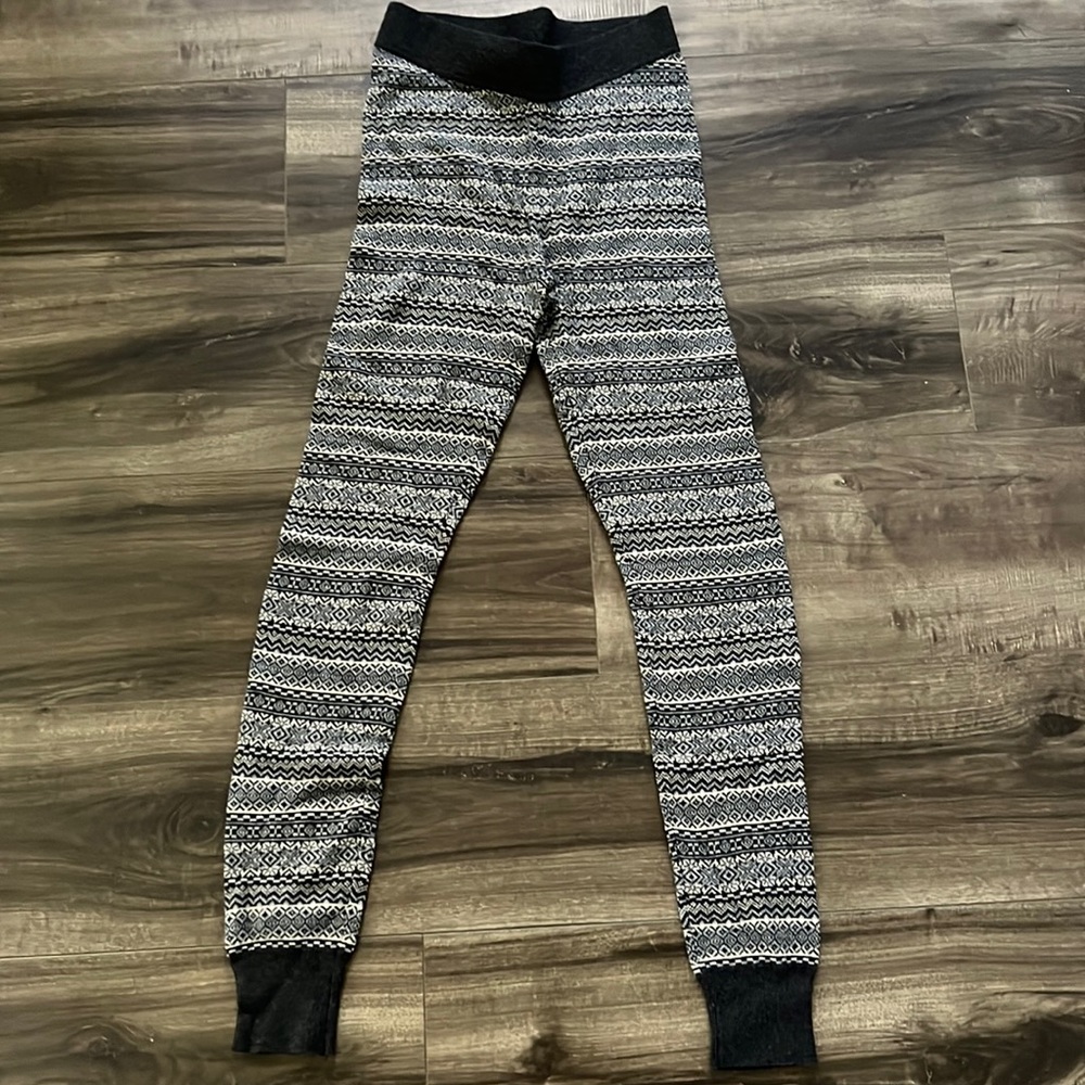 Roots cabin jogger in fair isle print NWOT